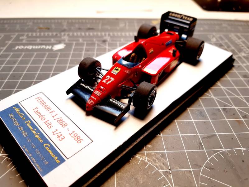 Montage de maquette F1 ouvrante 1/43 Tameo ou MFH avec peinture pro et moteur détaillé