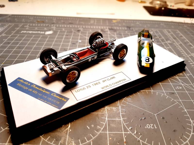 Montage de maquette F1 ouvrante 1/43 Tameo ou MFH avec peinture pro et moteur détaillé