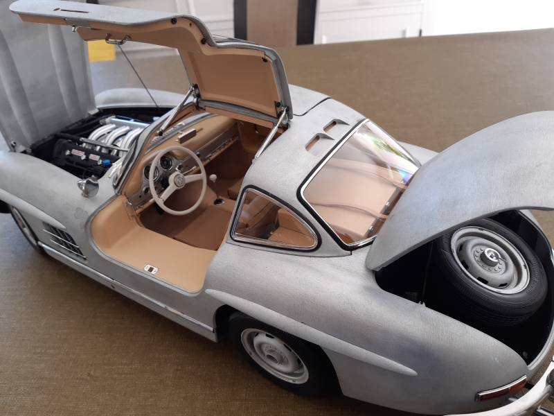 transformation mercedes 300 sl 1/8 ixo par atelier camara