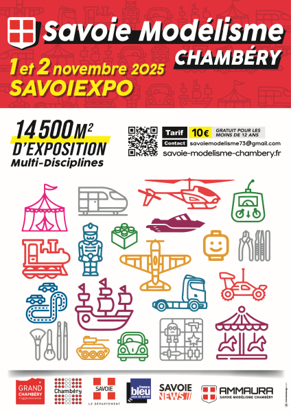 retrouvez nous sur notre stand a savoie modelisme a Chambery