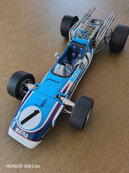 montage professionnel de la matra MS11 GP de Monaco 1968 j.p Beltoise  kit 1/12 model factory hiro