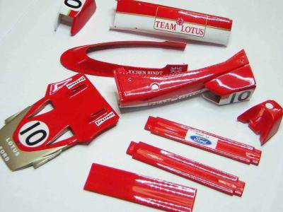 peinture par professionnem maquette 1/20 formule 1